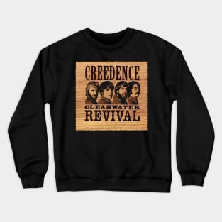 Capturing Ccr Iconic Shots Of The Band In Action Crewneck Sweatshirt